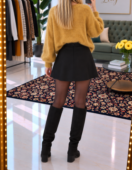 Mini jupe La fée maraboutee M 38 black