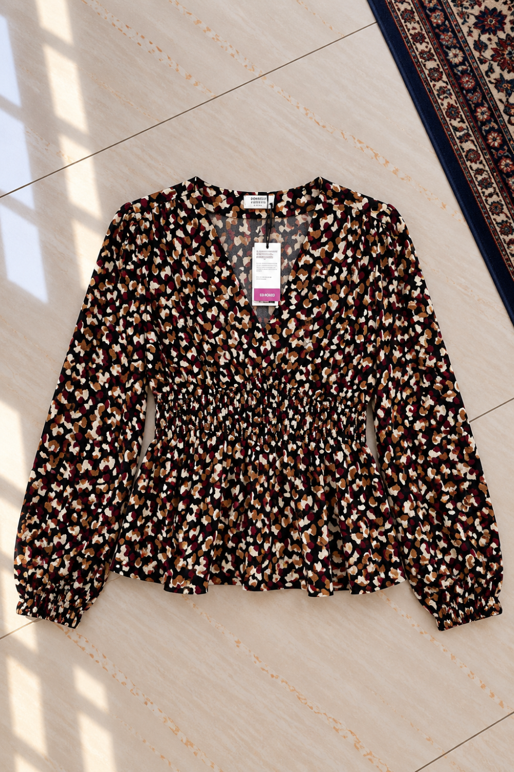 Blouse manches longues galeries Lafayettes multicolore xxl - photo 3