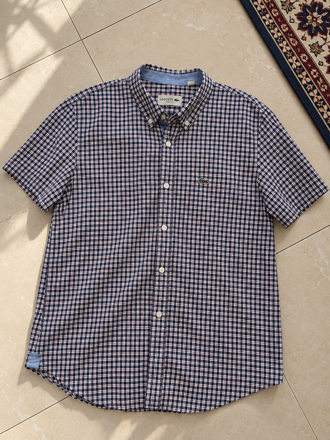 Lacoste chemise manches courtes L