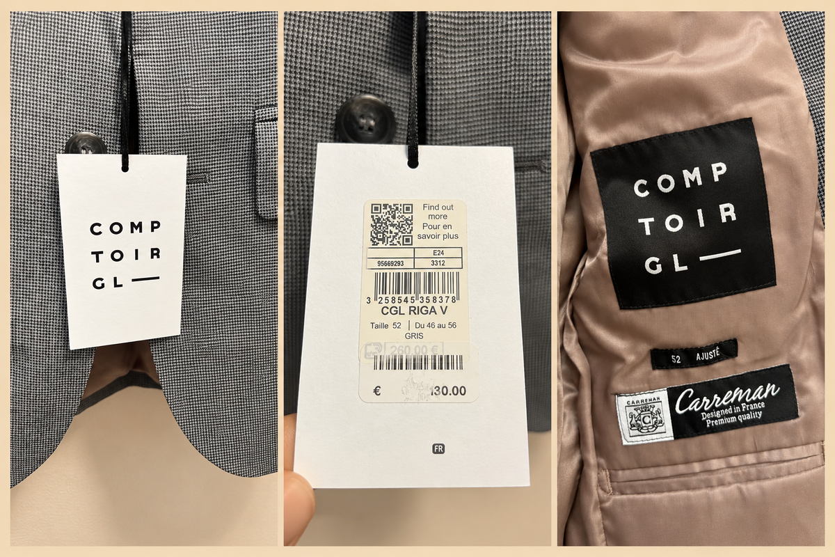 veste de costume blazer anzugsjacke Comptoir des cotonniers