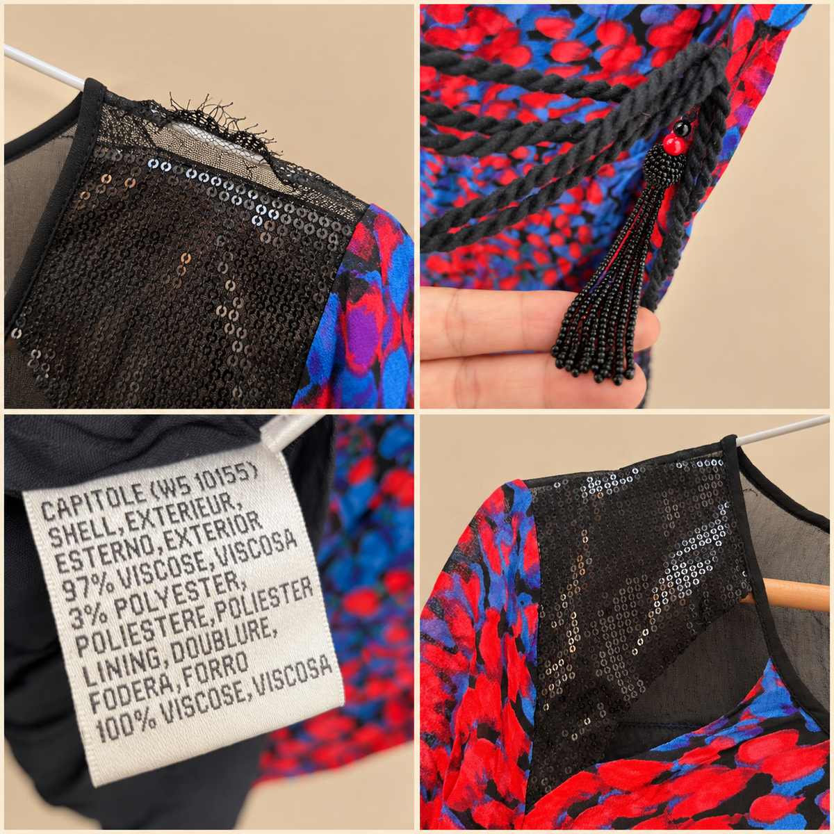 Robe chic manches longues René X Derhy M 38