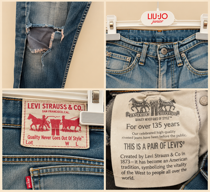 504 29 x 34 jean Levi’s Levi Strauss stonewashed
