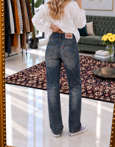 504 29 x 34 jean Levi’s Levi Strauss stonewashed