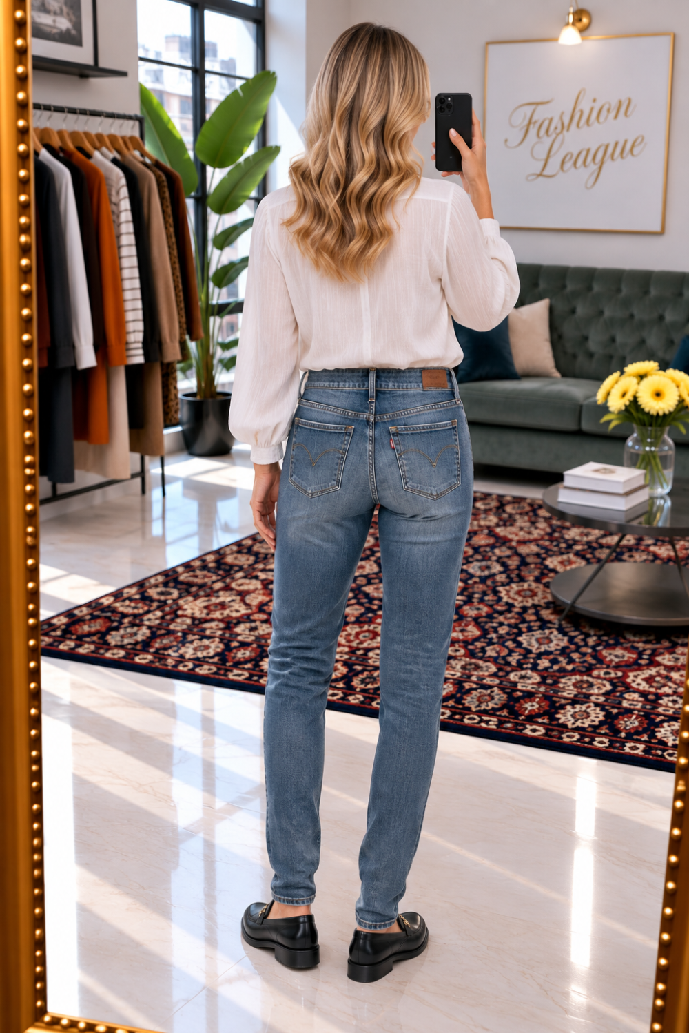 30 Slight curve Modern Rise skinny jean jeans Levi’s Levi Strauss