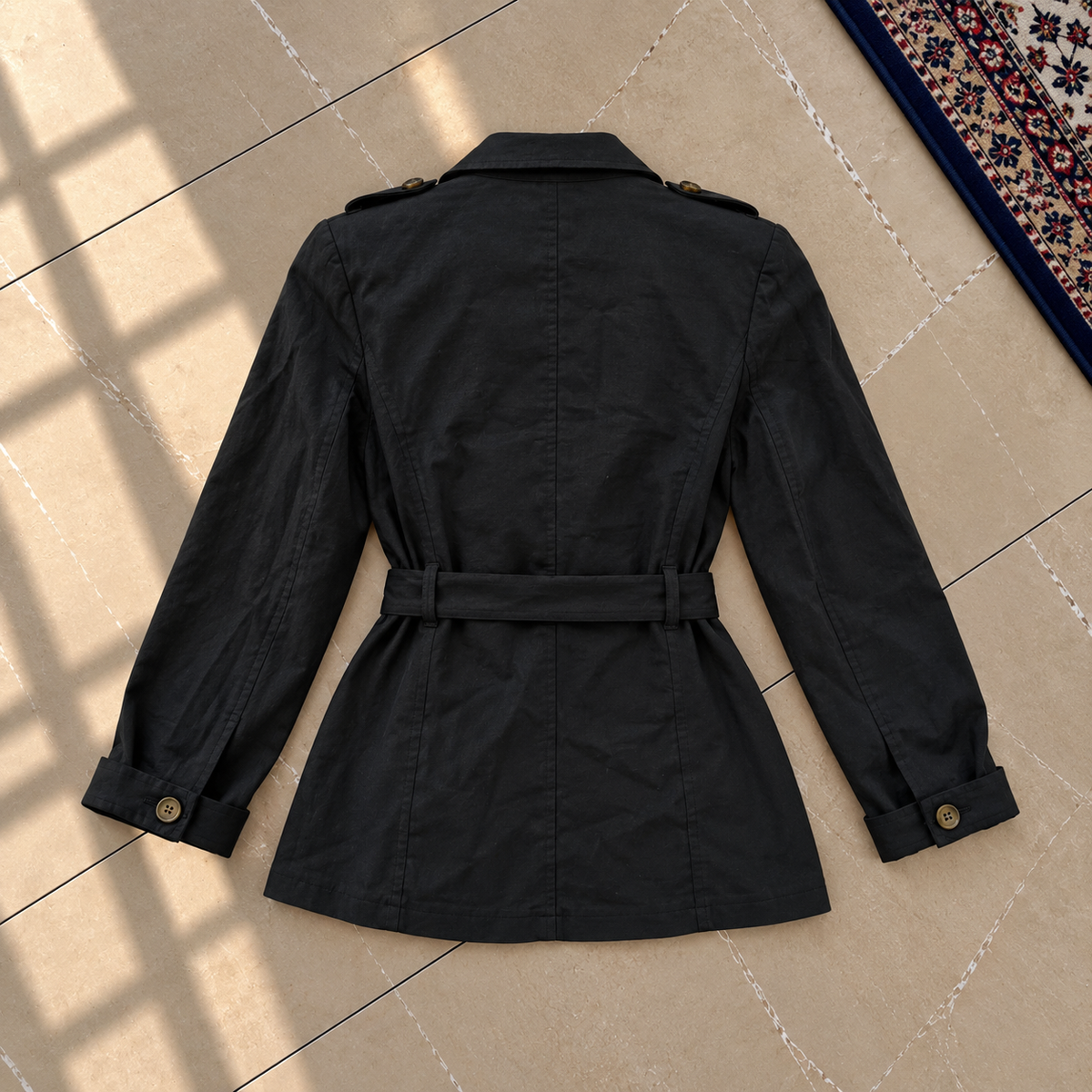 Zapa noir blazer en lin M 38