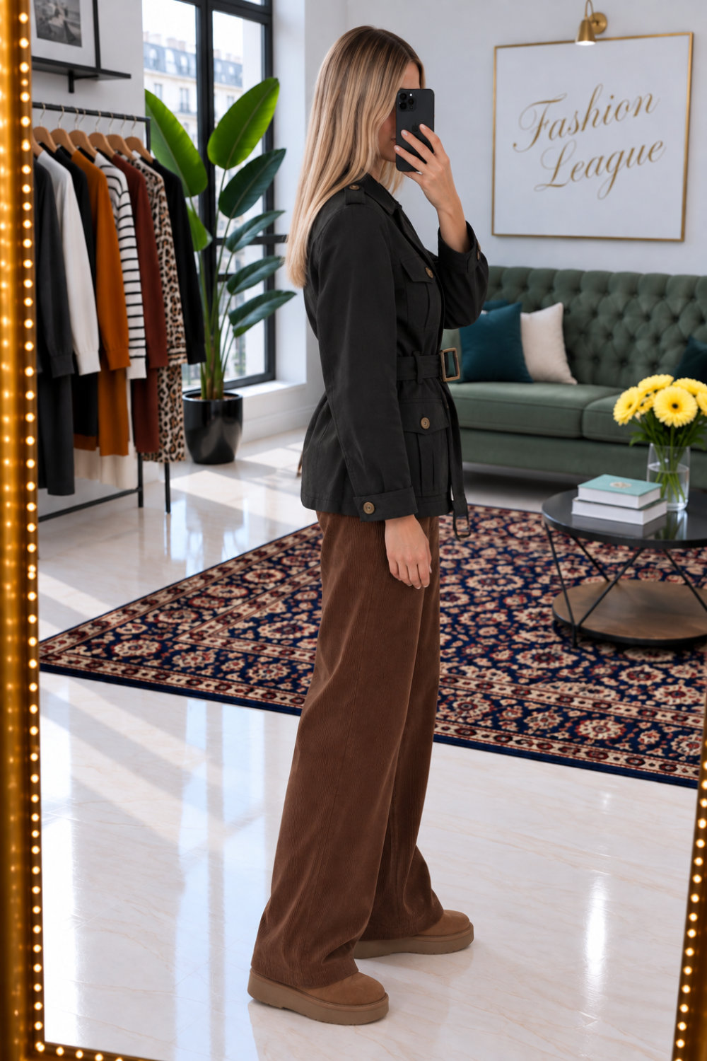 Zapa noir blazer en lin M 38