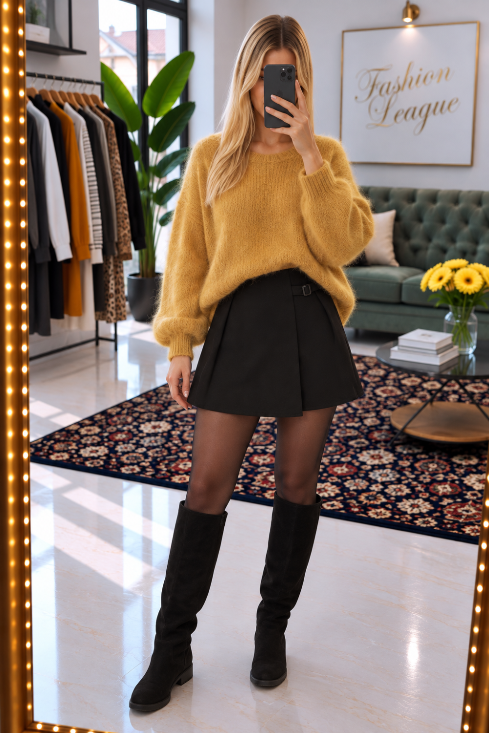Mini jupe La fée maraboutee M 38 black