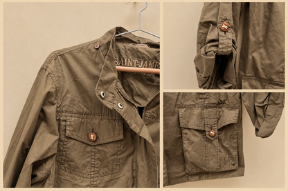 Veste coupe vent Saint James kaki 46 3XL - photo 3