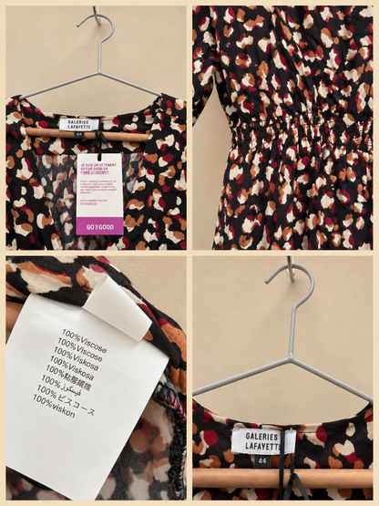 Blouse manches longues galeries Lafayettes multicolore xxl - photo 2