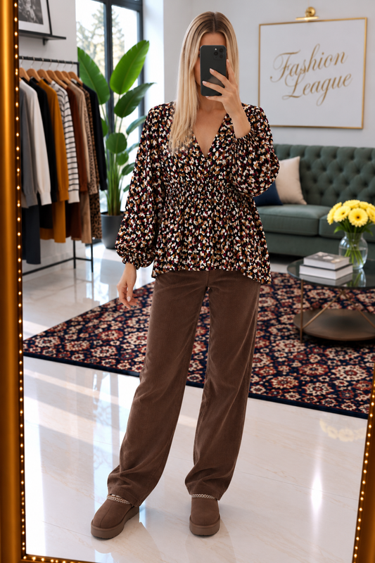Blouse manches longues galeries Lafayettes multicolore xxl - photo 4