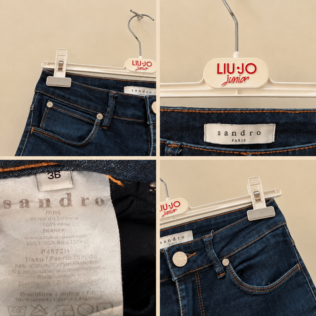 Jean Sandro S 36 slim skinny - photo 2