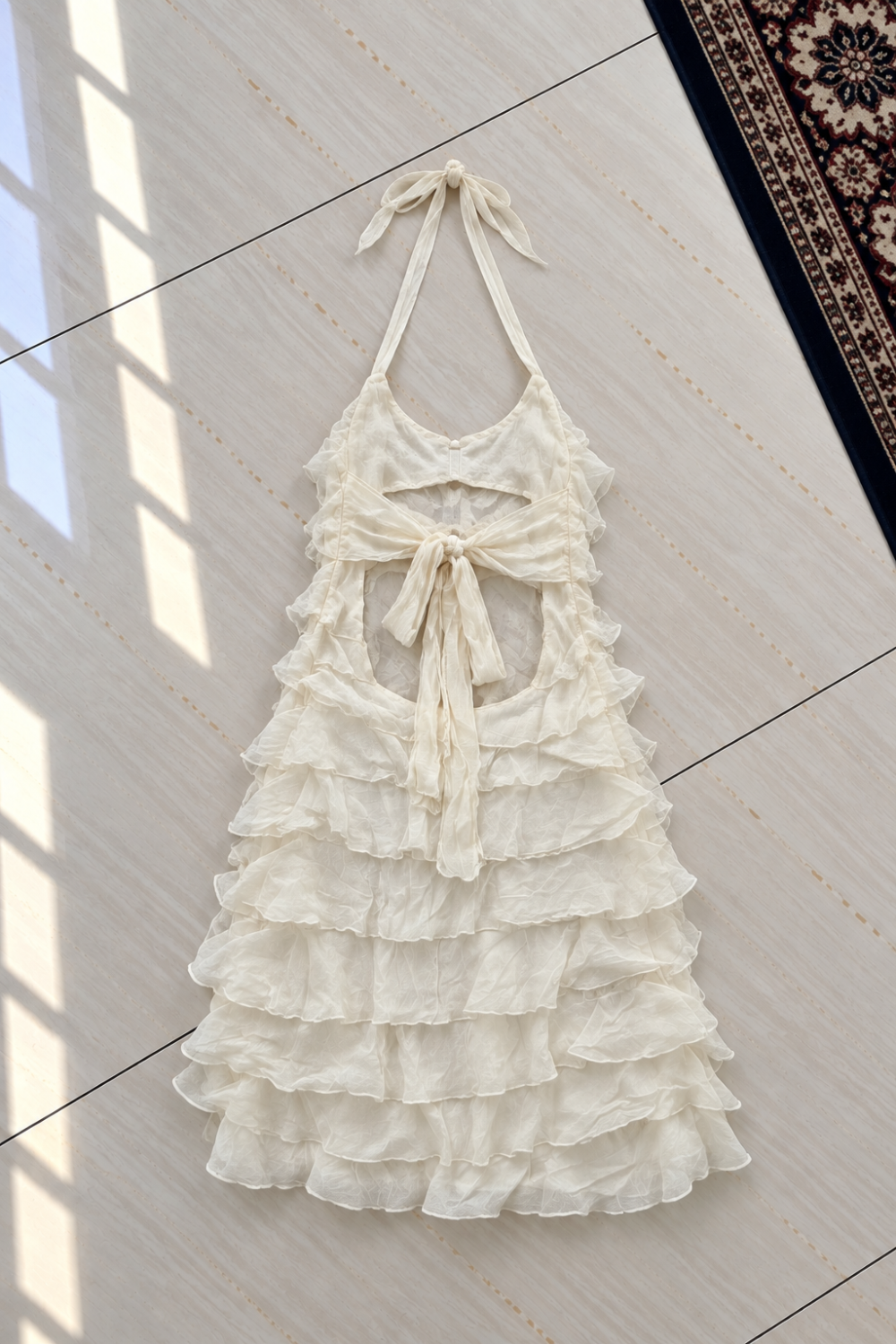 Zara robe de soirée à froufrous ruffles S 36 - photo 3