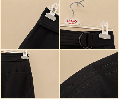 Pantalon 7/8eme Sandro jambes larges noir M 38 - photo 6