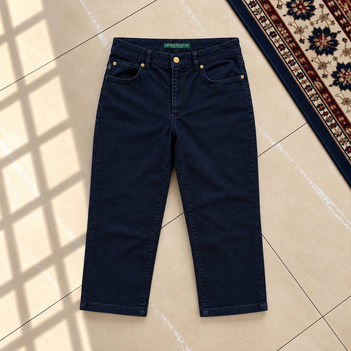 Pantacourt Ralph Lauren bleu marine short - photo 1