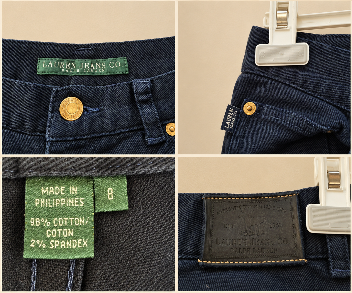 Pantacourt Ralph Lauren bleu marine short - photo 2