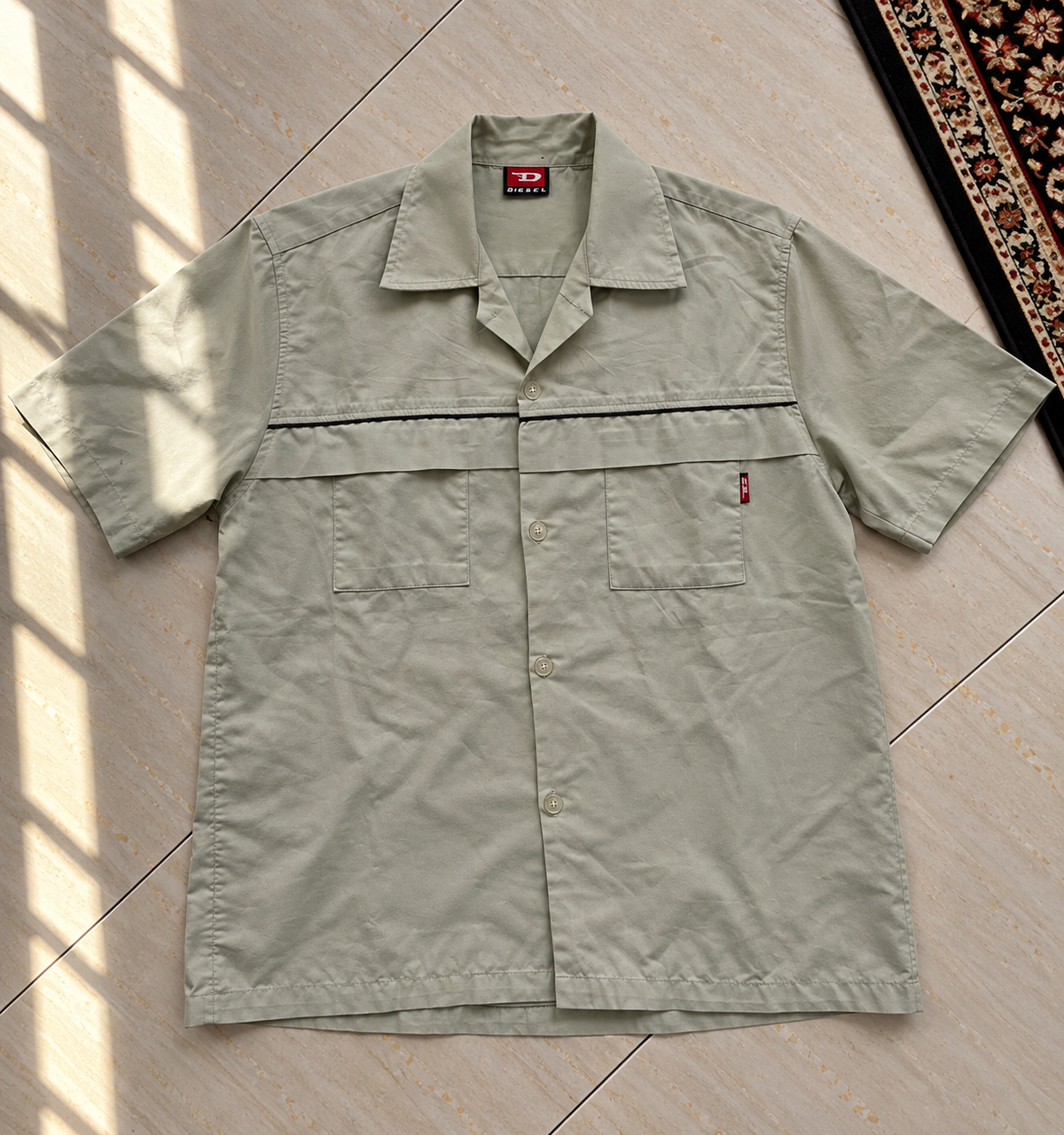 Chemise diesel manches courtes M y2k vintage - photo 3
