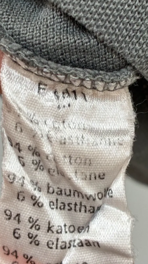 Polo gris manches longues Lacoste vintage M sweat - photo 5