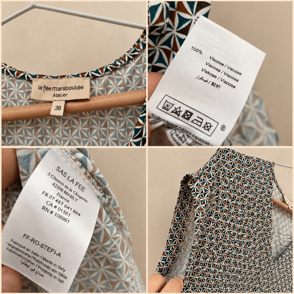 Robe casual courte la fée maraboutée atelier - photo 2