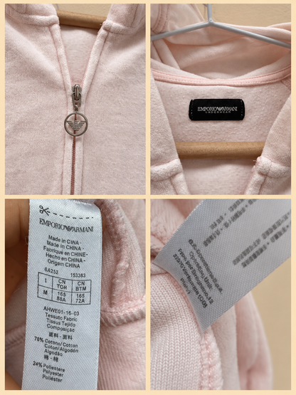 Veste velours velvet Emporio Armani pink M hoodie - photo 1