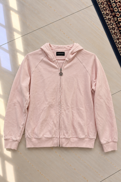 Veste velours velvet Emporio Armani pink M hoodie - photo 3