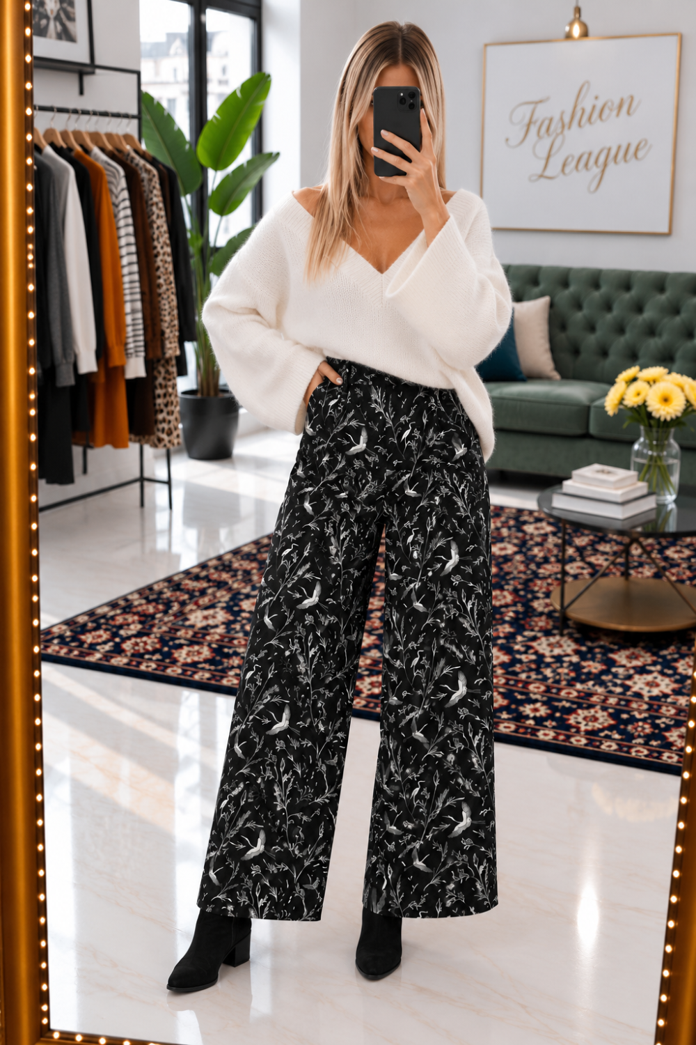 Pantalon jambes larges Maison 123 42 XL - photo 2