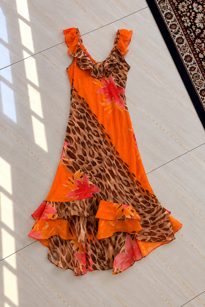 Maxi robe longue multicolore été - photo 5