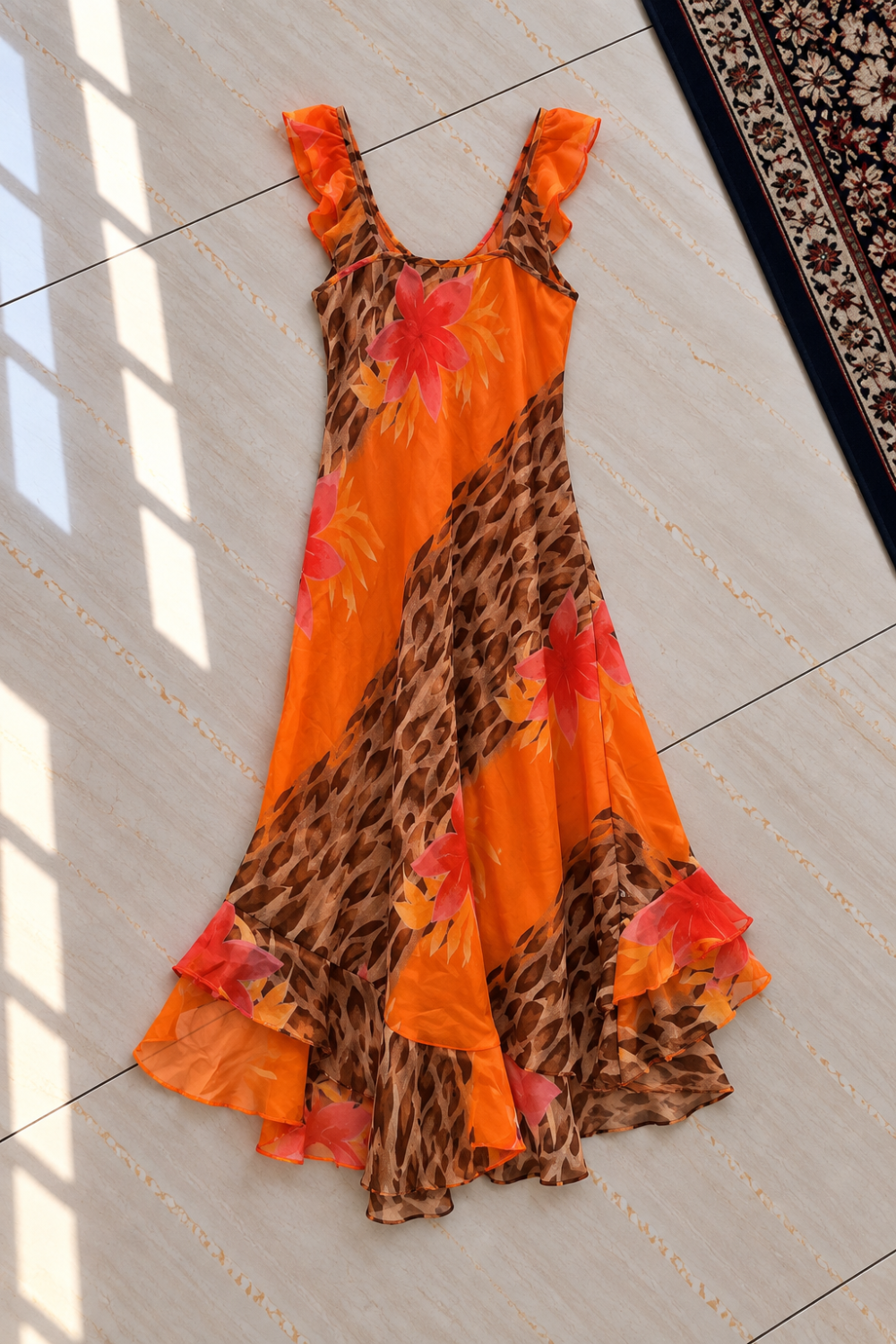 Maxi robe longue multicolore été - photo 6